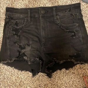 American Eagle High Rise Shortie Shorts